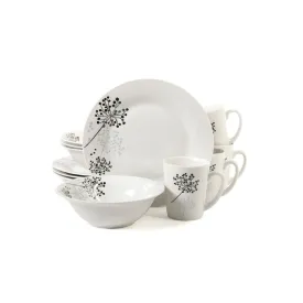 12-Piece Gibson Home Dinnerware Sets (3 Styles)