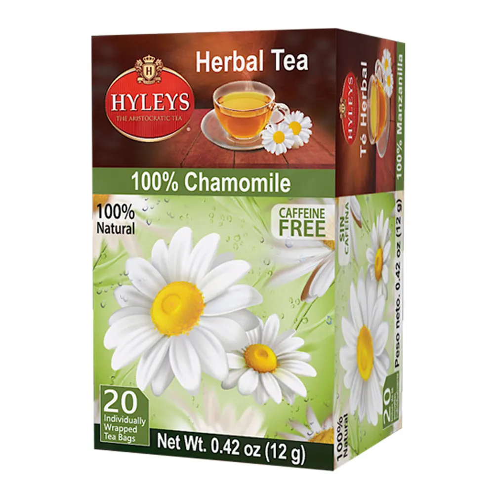 120 Ct Chamomile Tea Bags Caffeine Free Calming Stress Relief Natural Herbal Tea