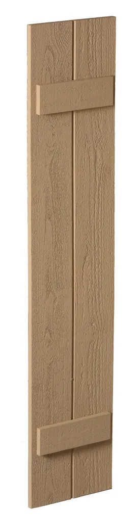 12" Board and Batten Shutter - 2 Board , 2 Batten Sample