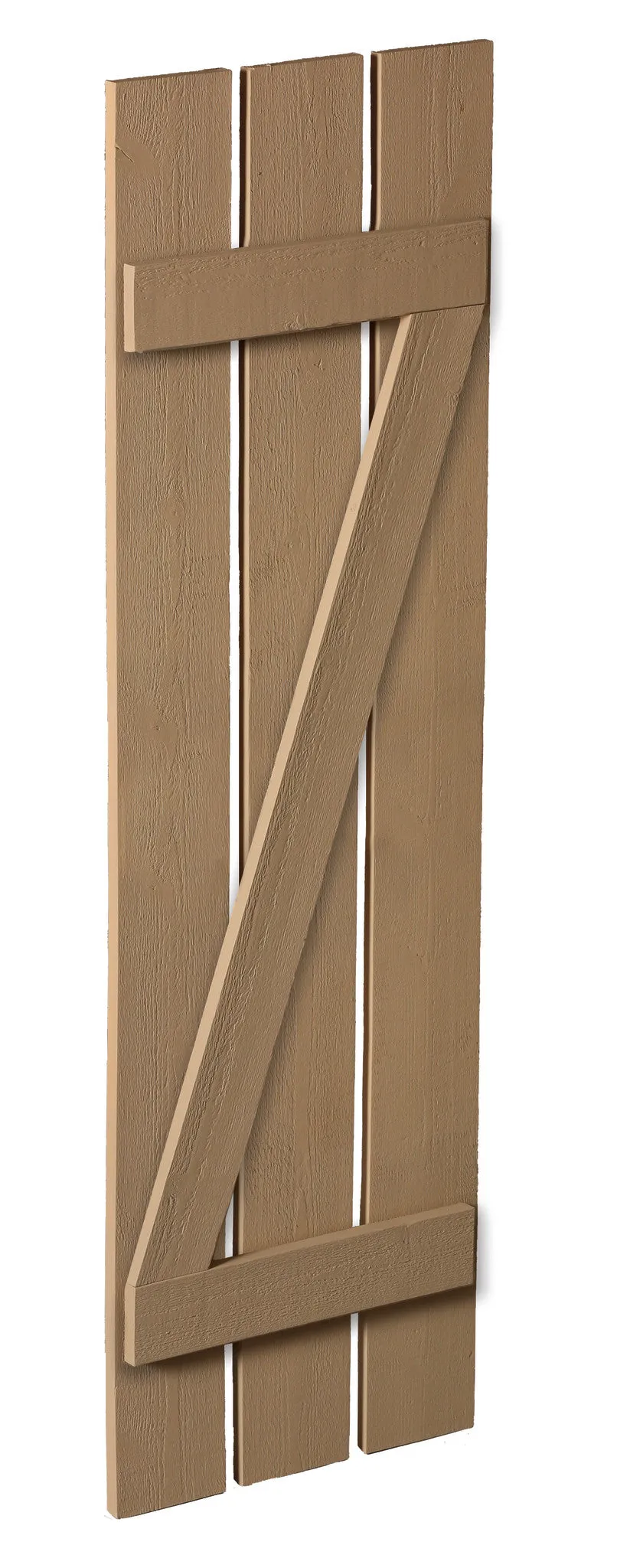 18" Plank Shutter - 3 Board , Z Batten