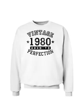 1980 - Vintage Birth Year Sweatshirt Brand