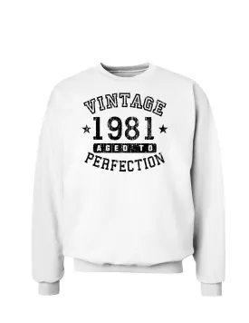 1981 - Vintage Birth Year Sweatshirt Brand