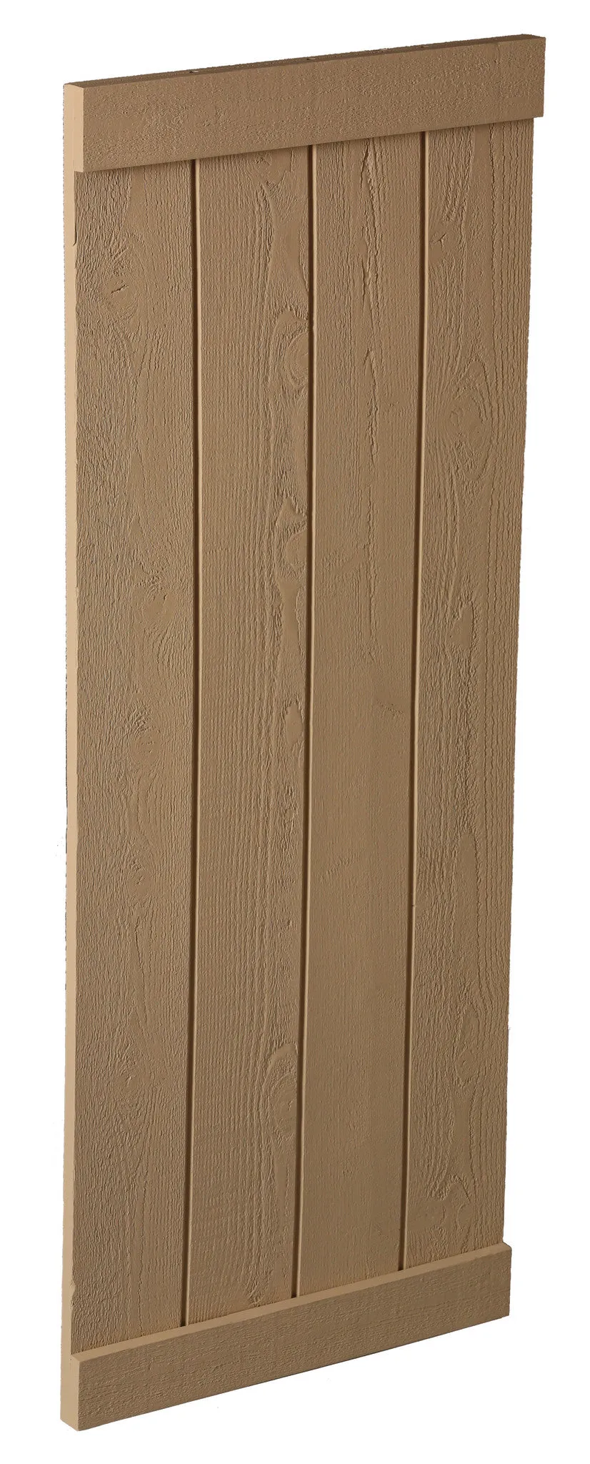 24" Board and Batten Shutter - 4 Board , End Batten