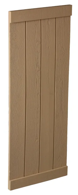 24" Board and Batten Shutter - 4 Board , End Batten