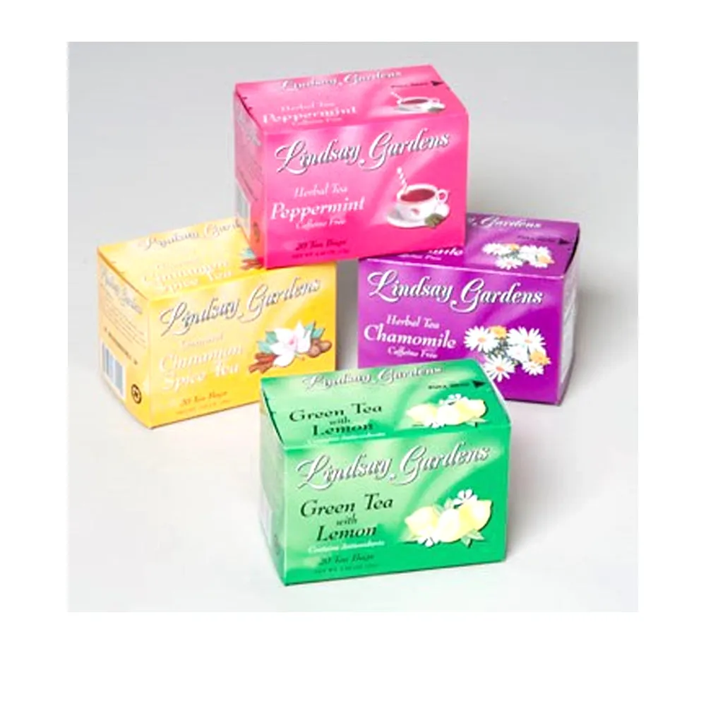 72 Set Tea Bags Sampler 100% Premium Flavor Herbal Chamomile Peppermint Cinnamon