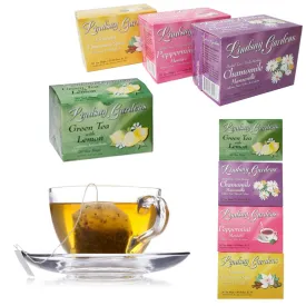 72 Set Tea Bags Sampler 100% Premium Flavor Herbal Chamomile Peppermint Cinnamon