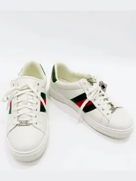 757892 White Color Leather ACE WEB Men s Sneakers 8 270MM