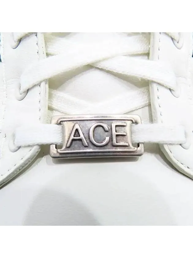 757892 White Color Leather ACE WEB Men s Sneakers 8 270MM