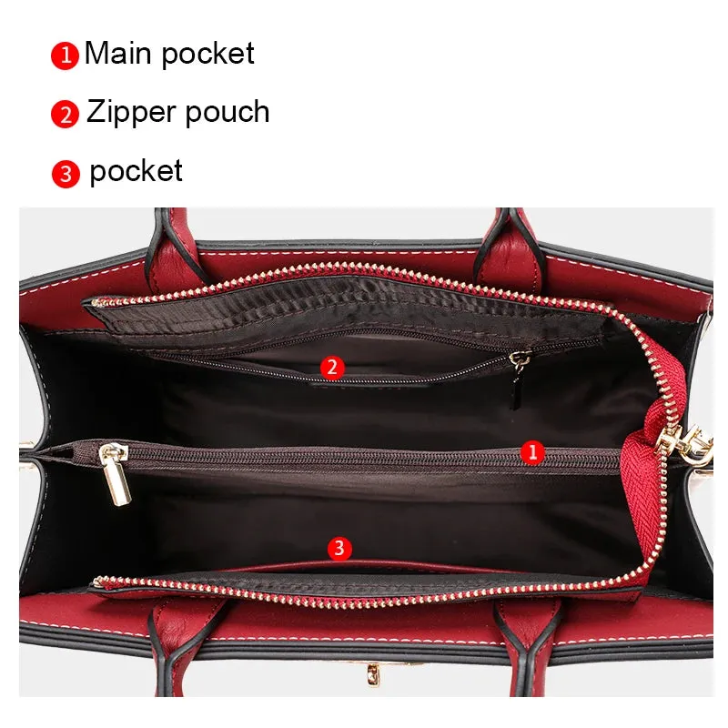 Aidrani Luxury Brand Cowhide  Handbag