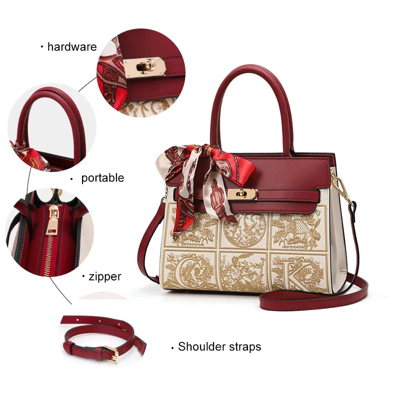 Aidrani Luxury Brand Cowhide  Handbag