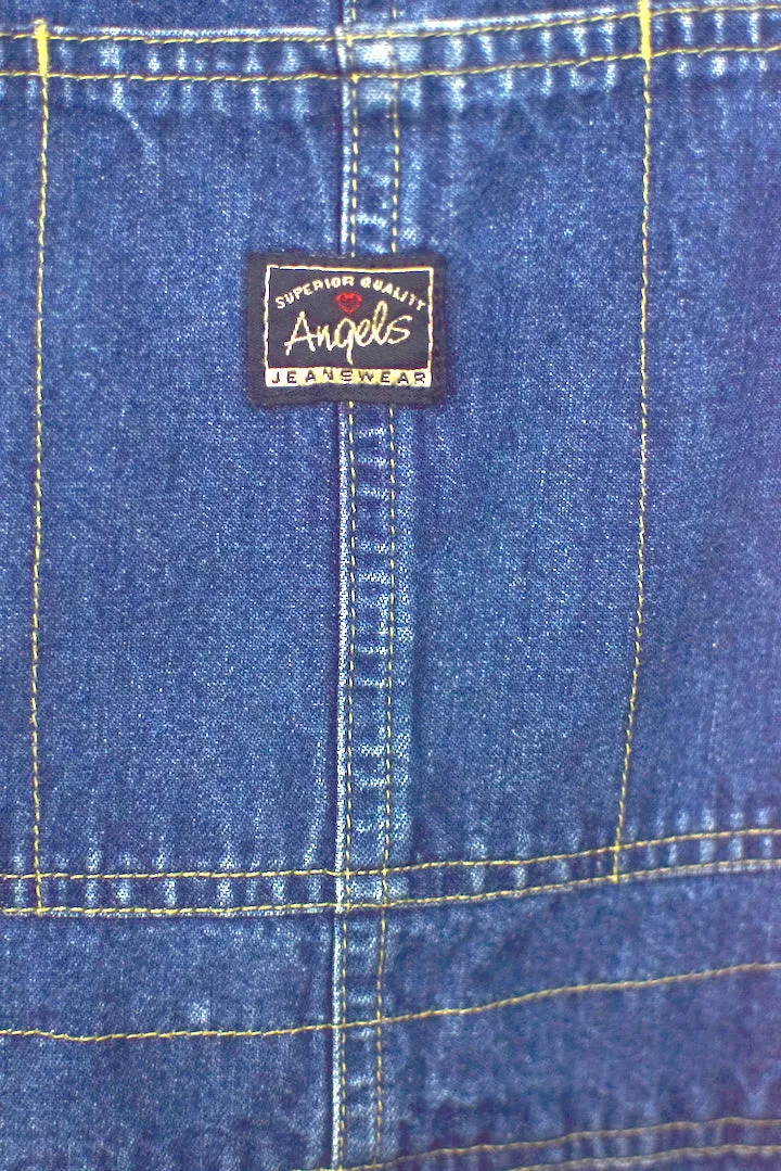 Angels Brand Short Denim Overalls