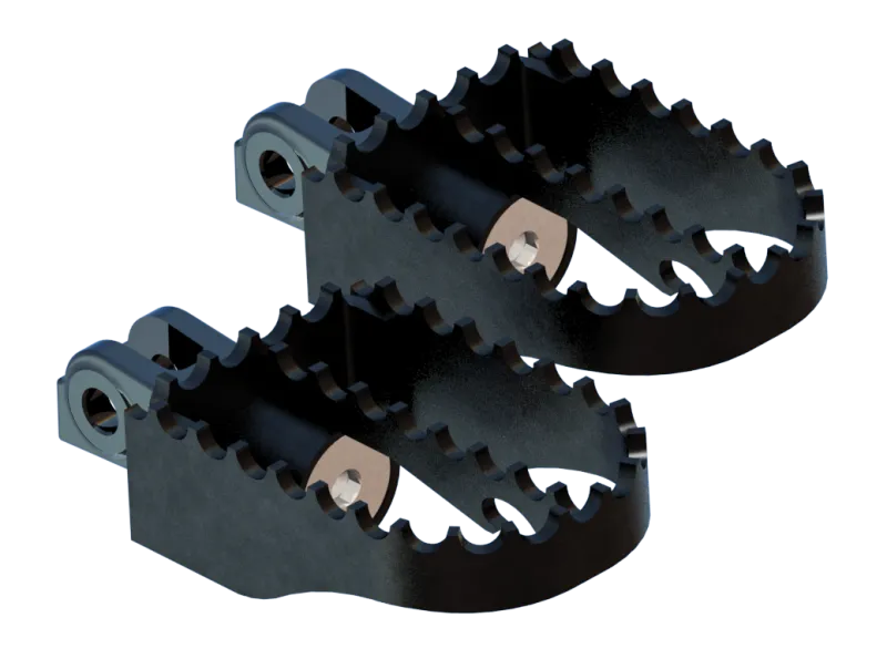 Burly Brand MX Pegs Rider - Black