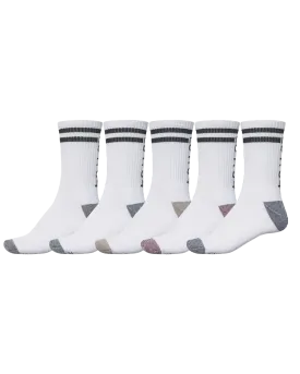 Carter Crew Socks (5 Pack) in White