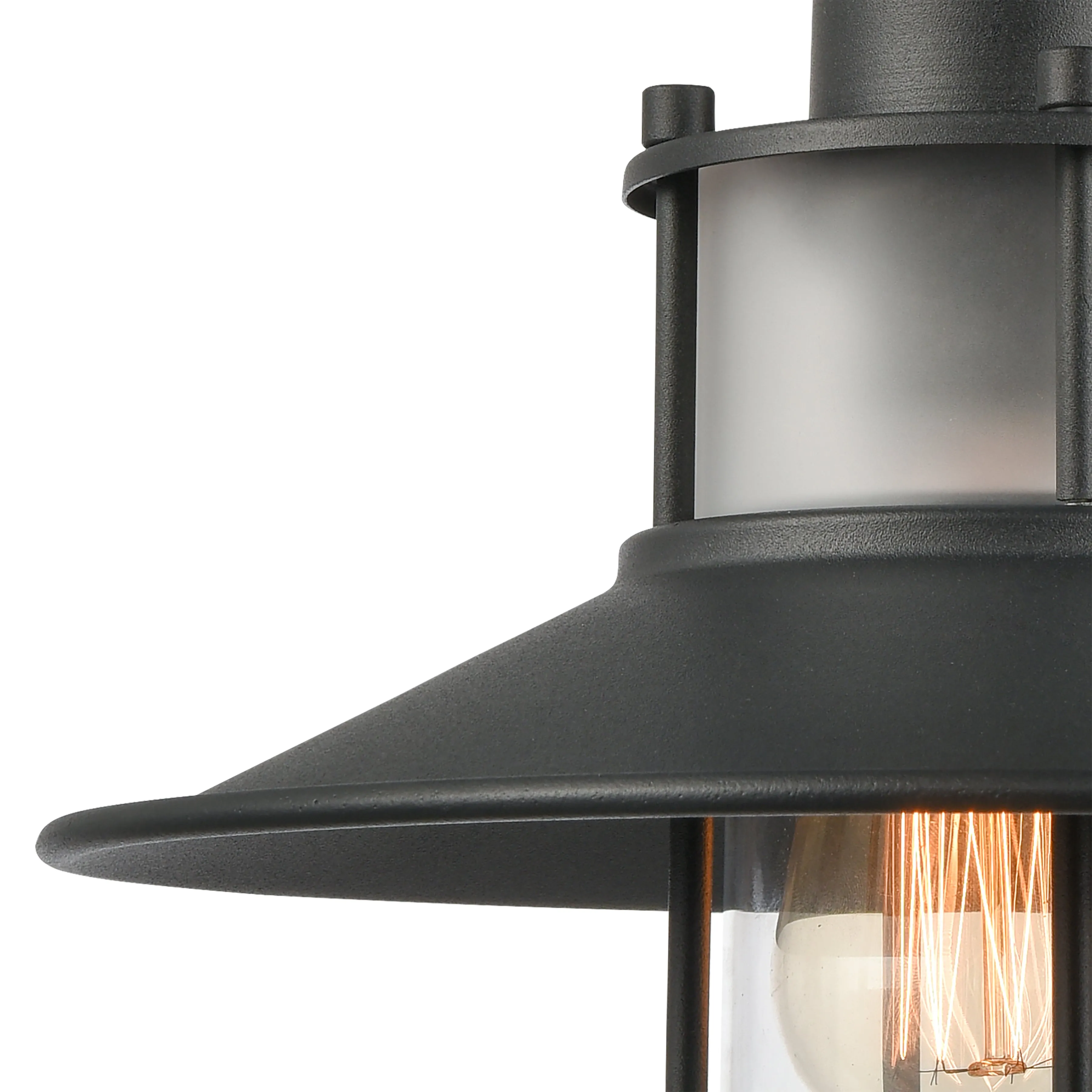 Coastal Farm 10" 1 Light Sconce in Charcoal