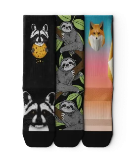 Creatures Crew Socks 3-Pack