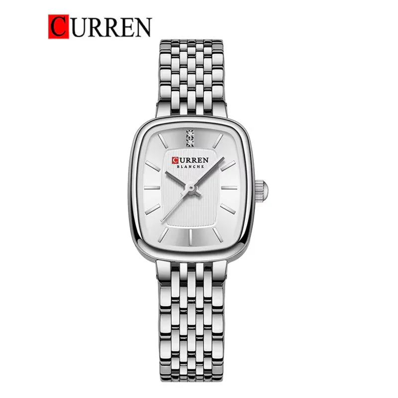 CURREN Original Brand Stainless Steel Band Wrist Watch For Women With Brand (Box & Bag)-9093