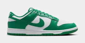 Dunk Low Retro Mens Basketball Shoes (White/Malachite)