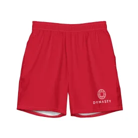 Dynasty Hybrid Emblem Board Shorts (Red)