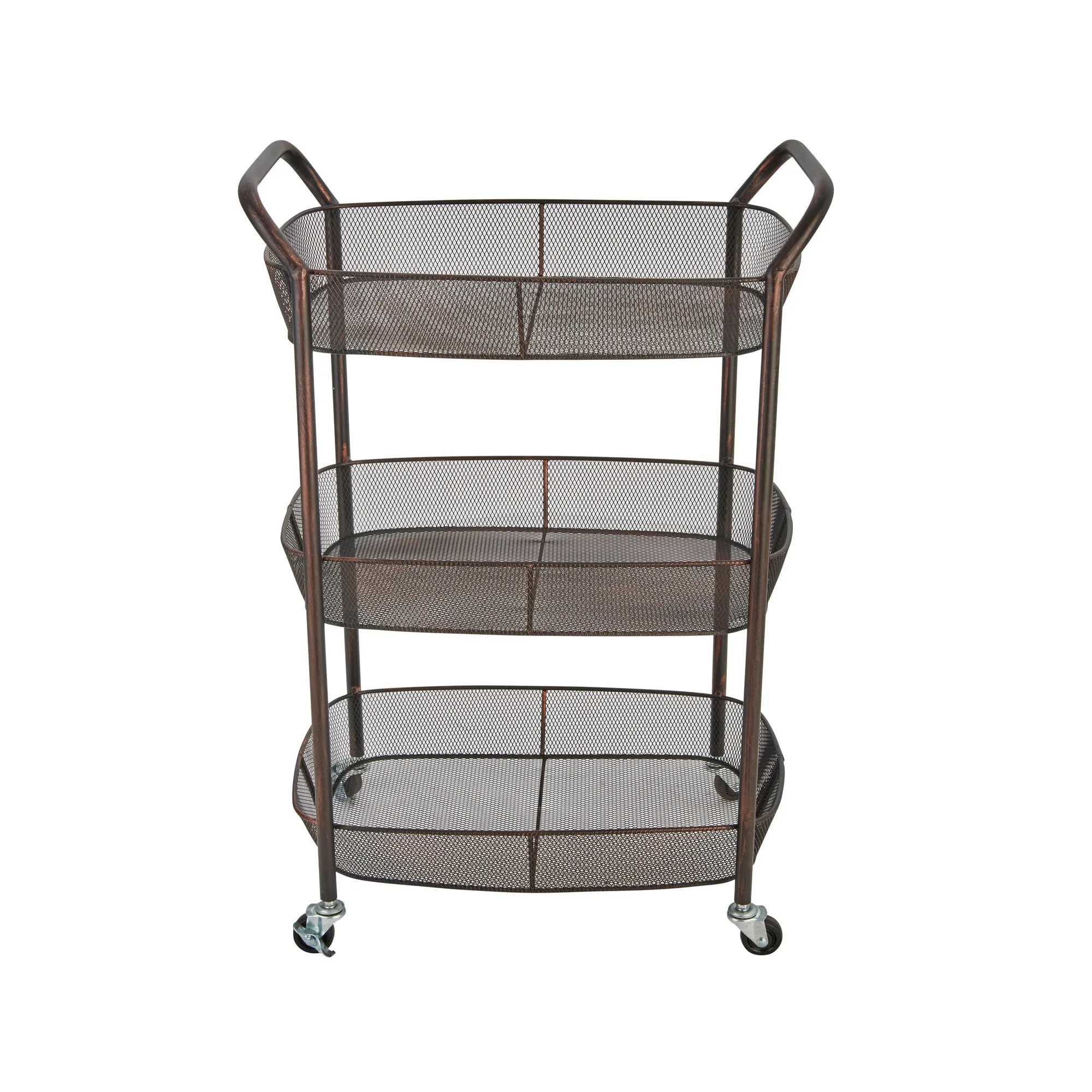 Ec, 3-Tier Metal Basket Bar Cart