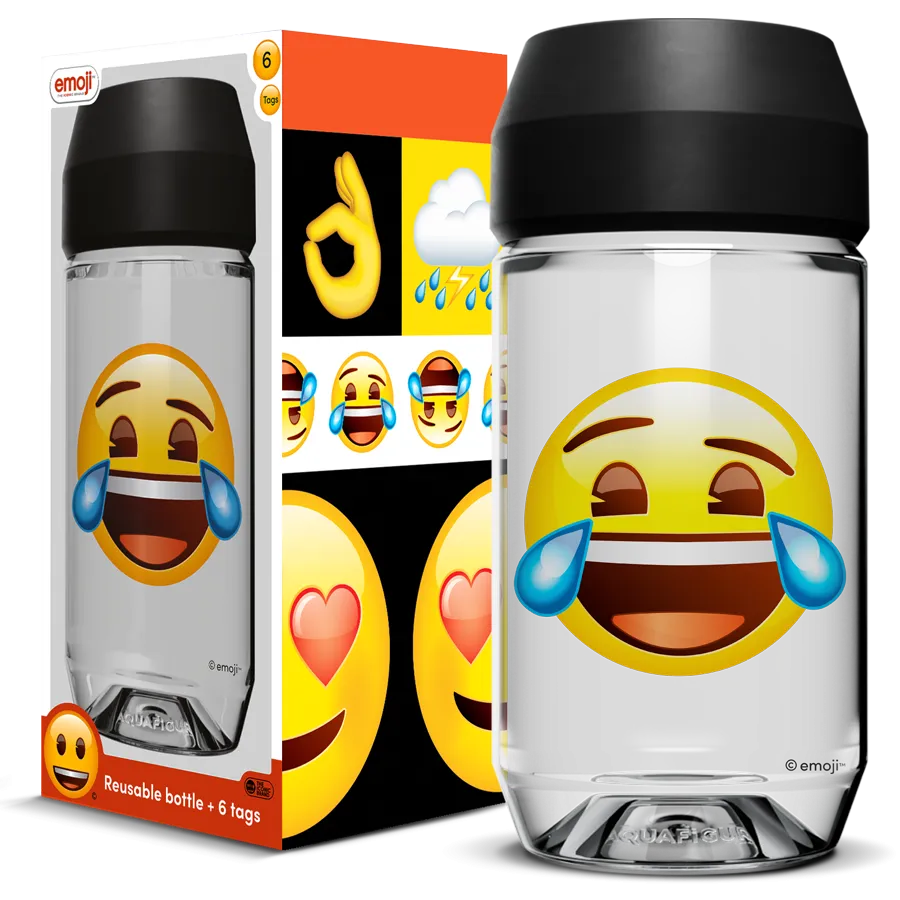 emoji™ - Aquafigure Bottle including 6 emojis