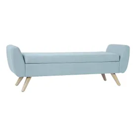 everyday Modern Storage Bench, 60"W x 18"D x 21"H, French Blue
