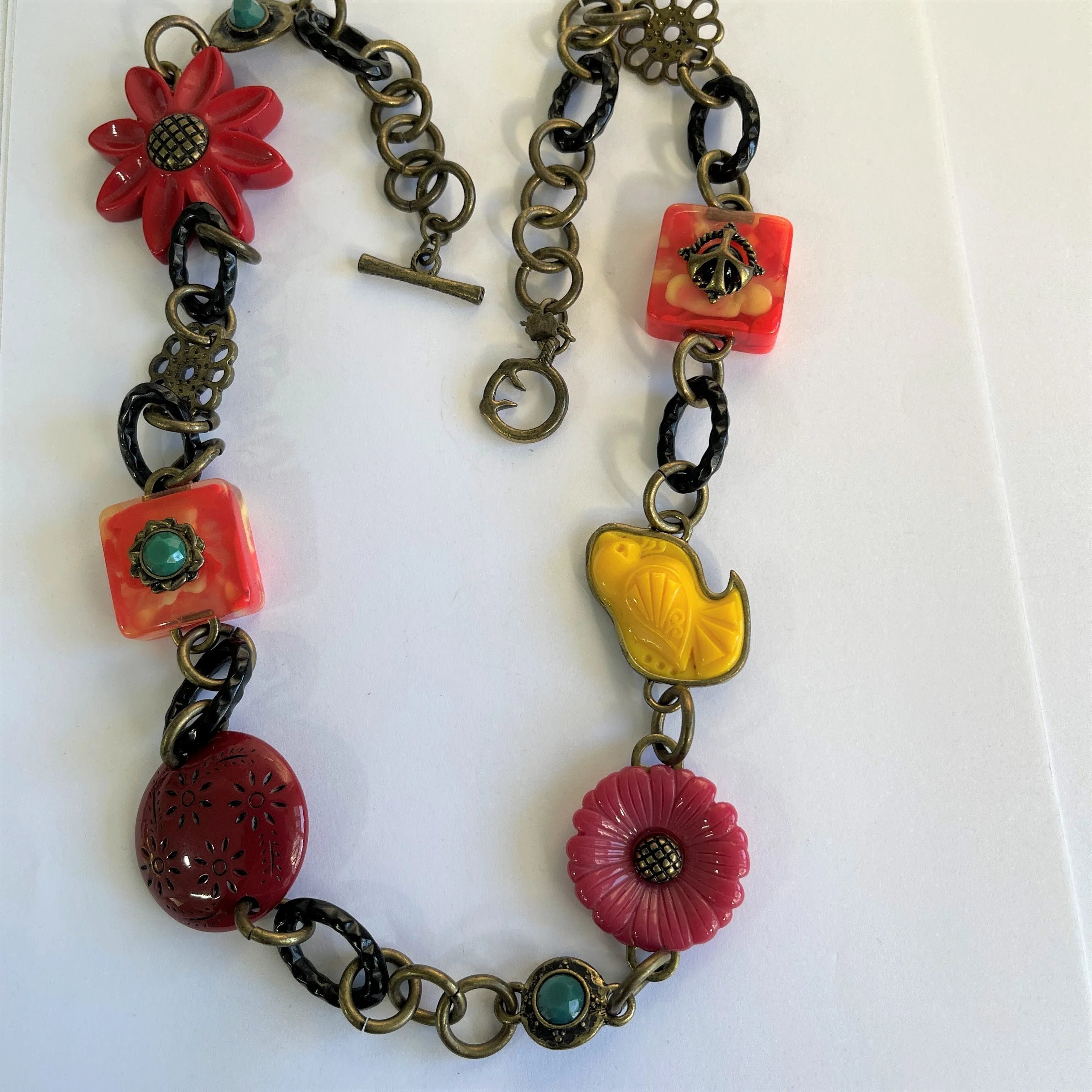 Fun Lucky Brand USA Vintage Pendant
