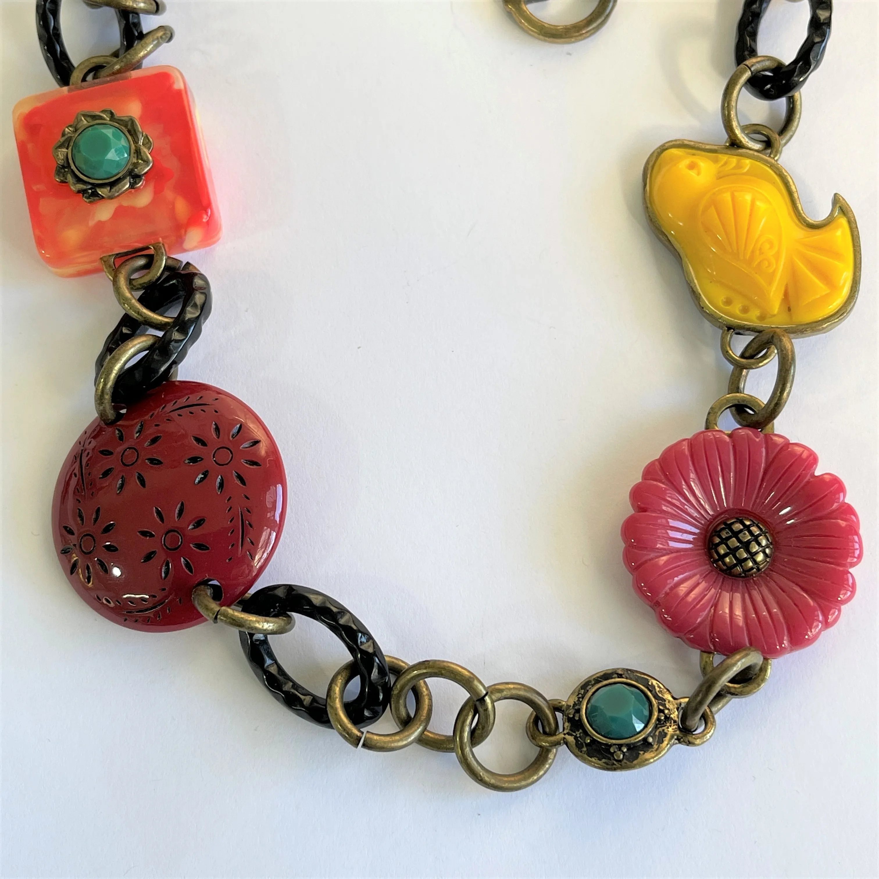 Fun Lucky Brand USA Vintage Pendant