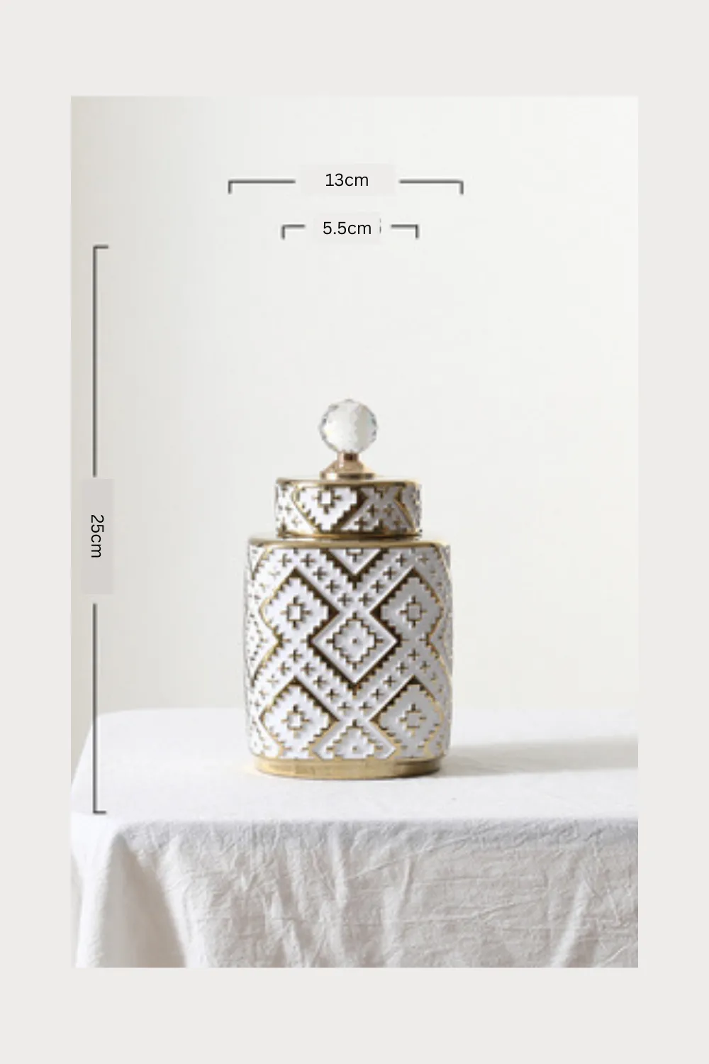 'Heloise' Ceramic Home Decor Storage Jar (3 Styles)