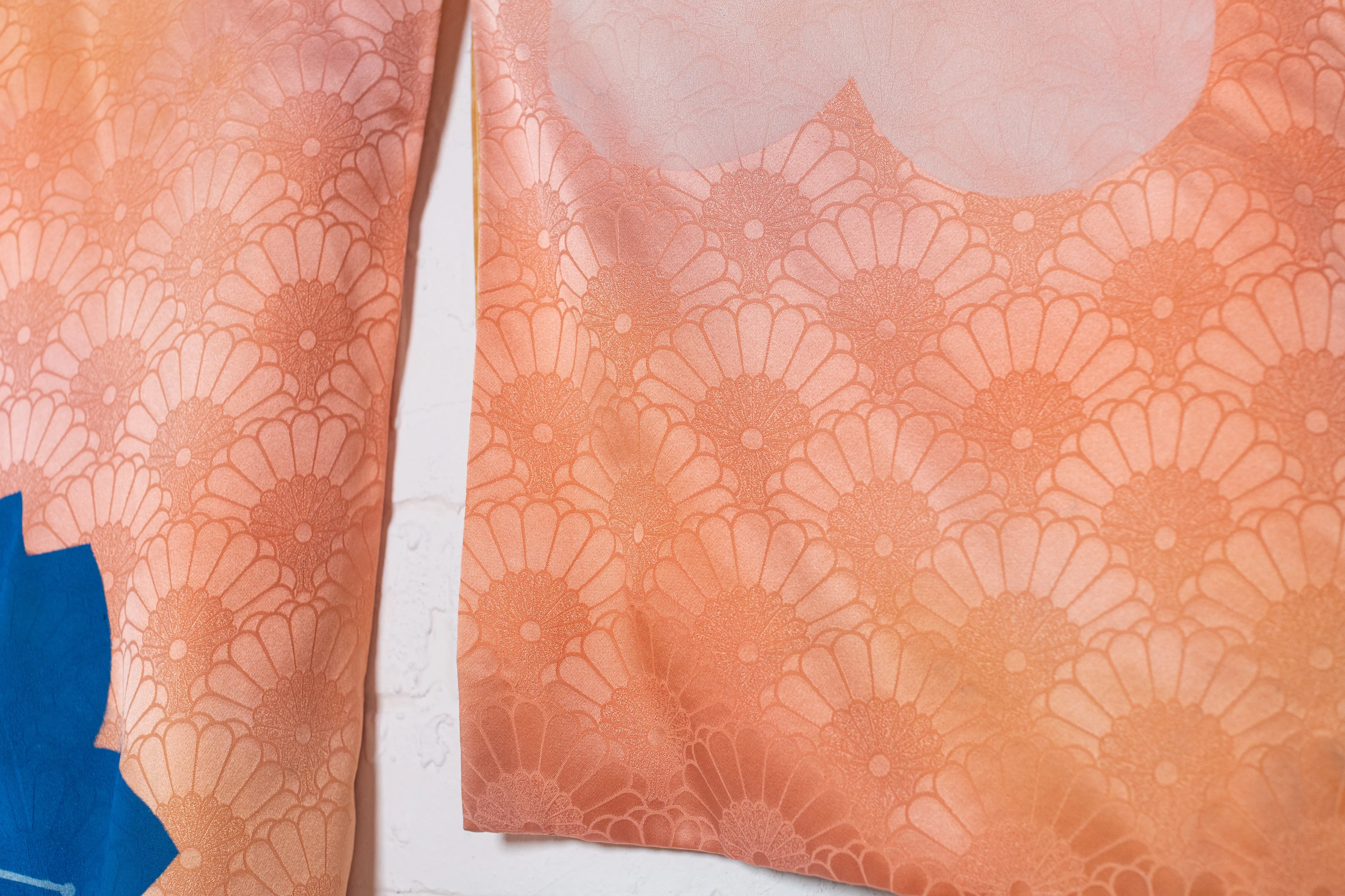 “It’s Spring Time” Reimagined Vintage Kimono - Kimono Zulu Artist Collaboration with Dandee Warhol