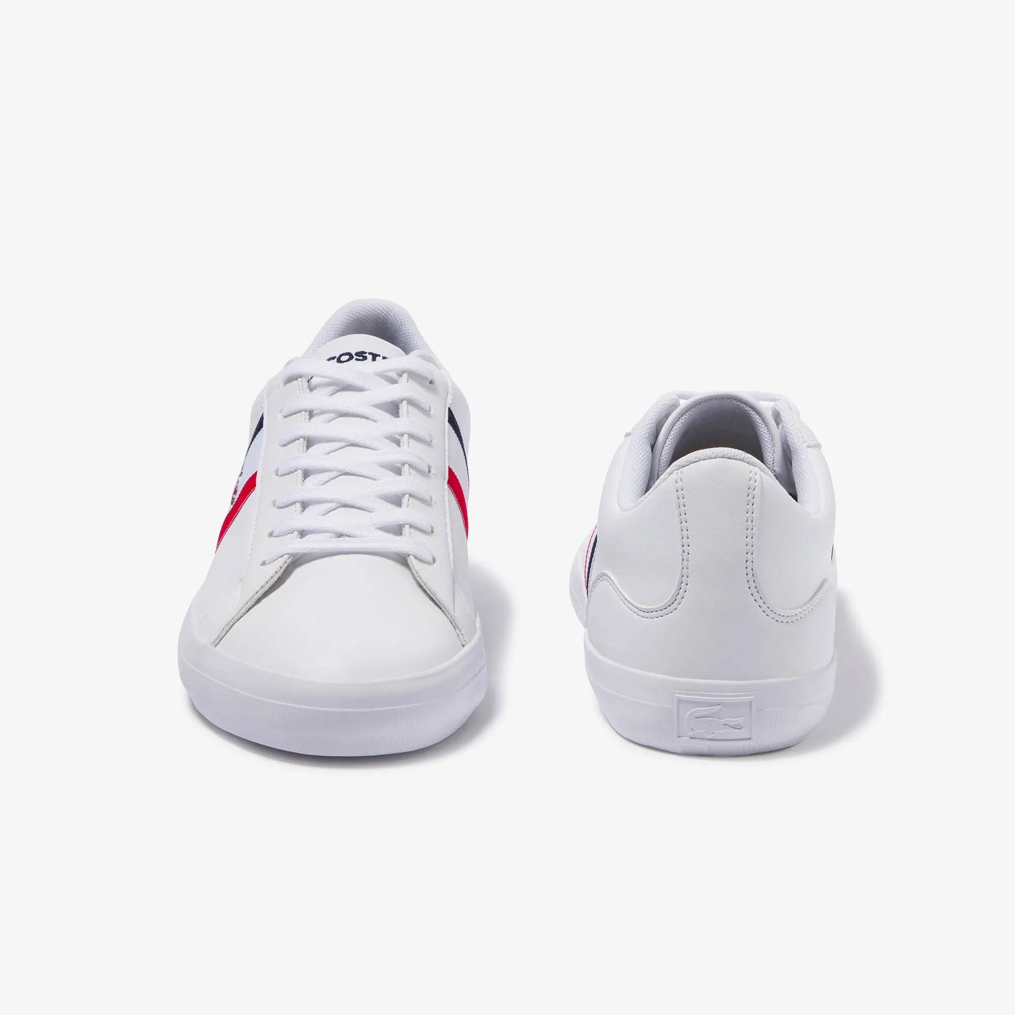Lacoste Lerond Tri1 Cma Sneakers - White/Navy/Red