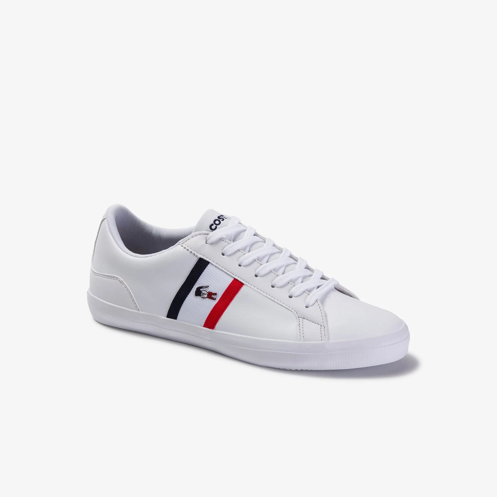 Lacoste Lerond Tri1 Cma Sneakers - White/Navy/Red