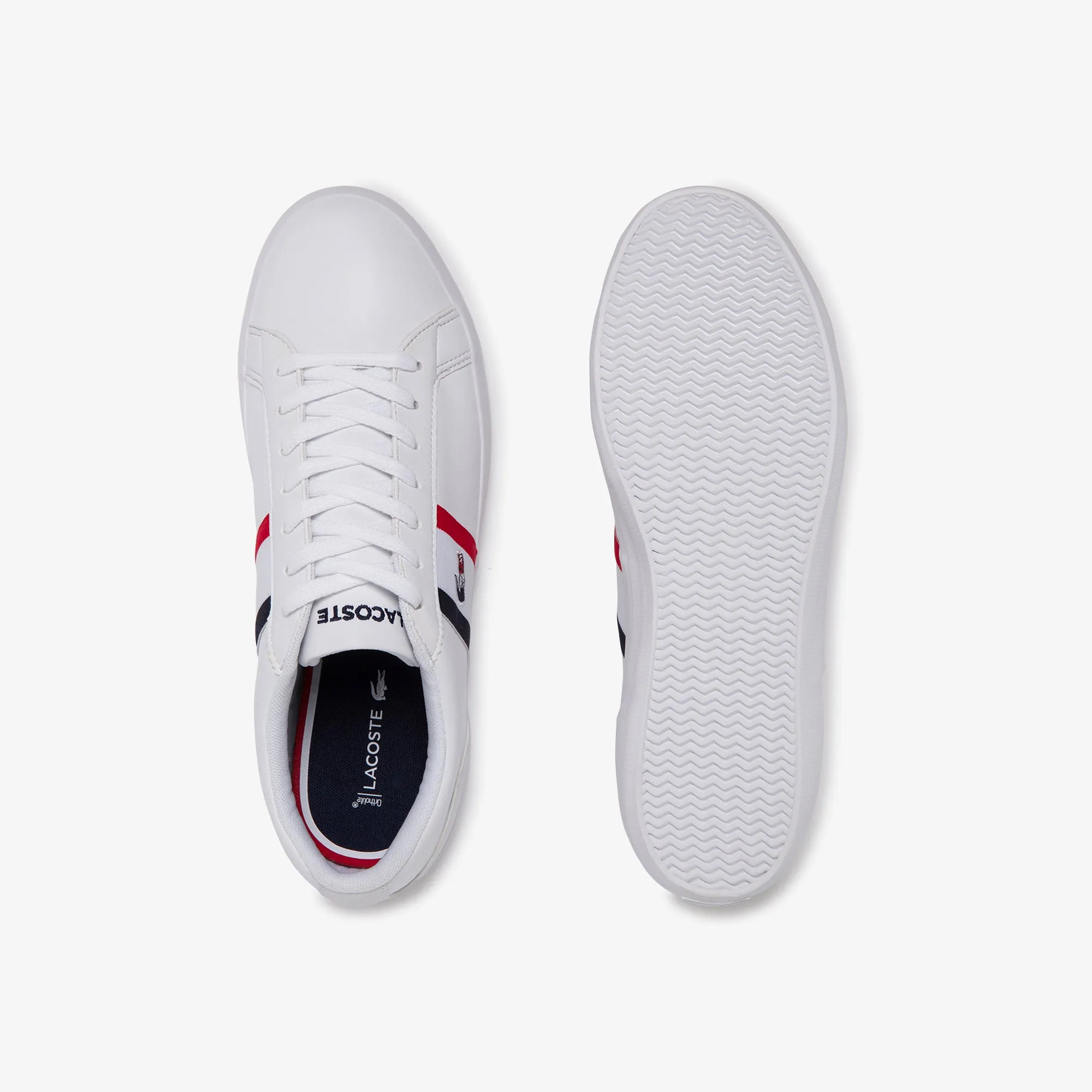 Lacoste Lerond Tri1 Cma Sneakers - White/Navy/Red
