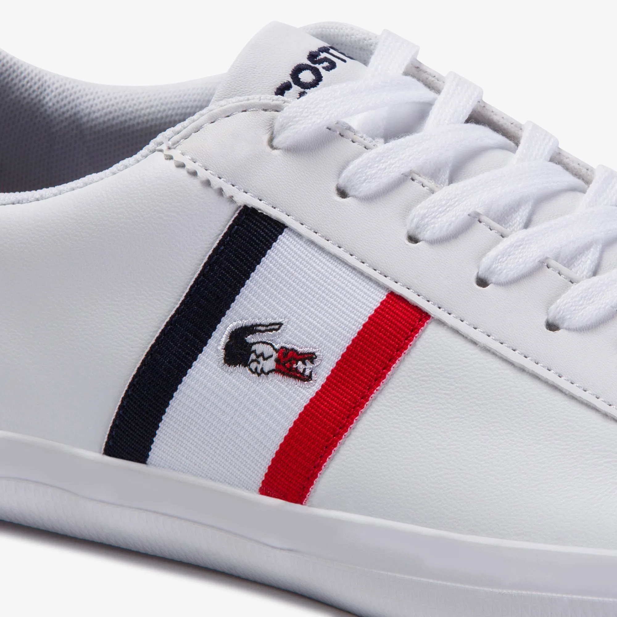 Lacoste Lerond Tri1 Cma Sneakers - White/Navy/Red