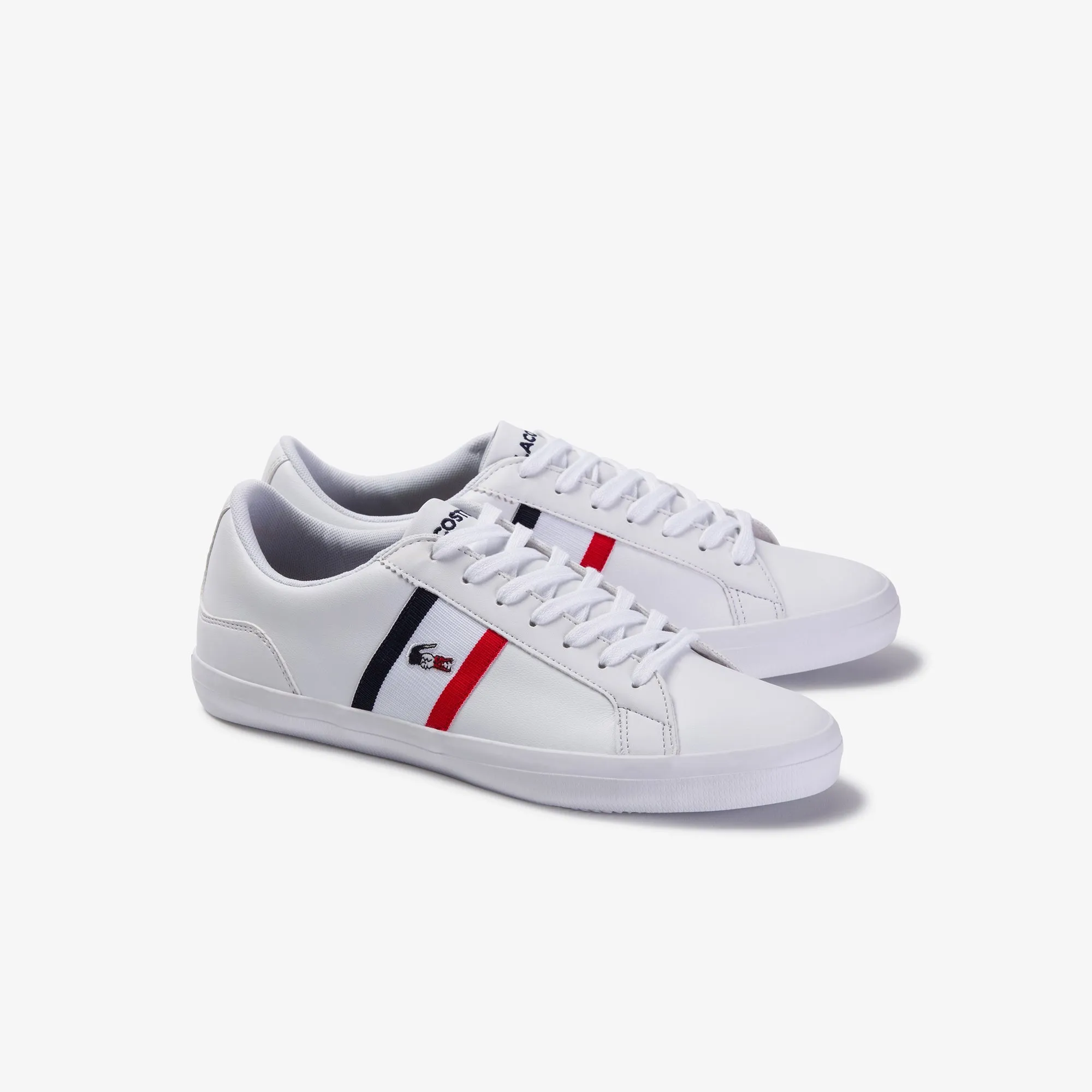 Lacoste Lerond Tri1 Cma Sneakers - White/Navy/Red