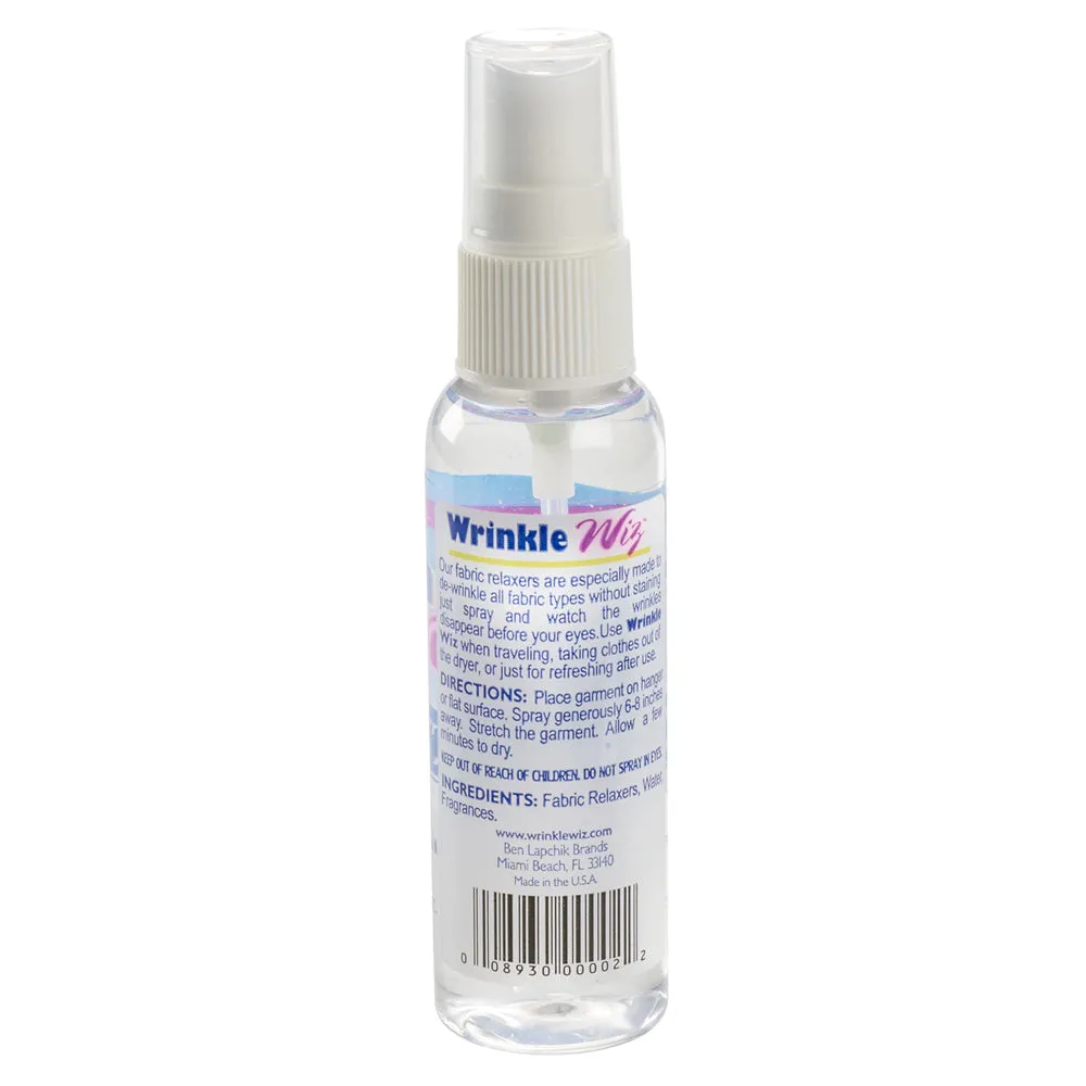 Lewis N Clark Wrinkle Wiz Travel Size Spray Clothing Garment TSA Easy Iron 2 Oz.