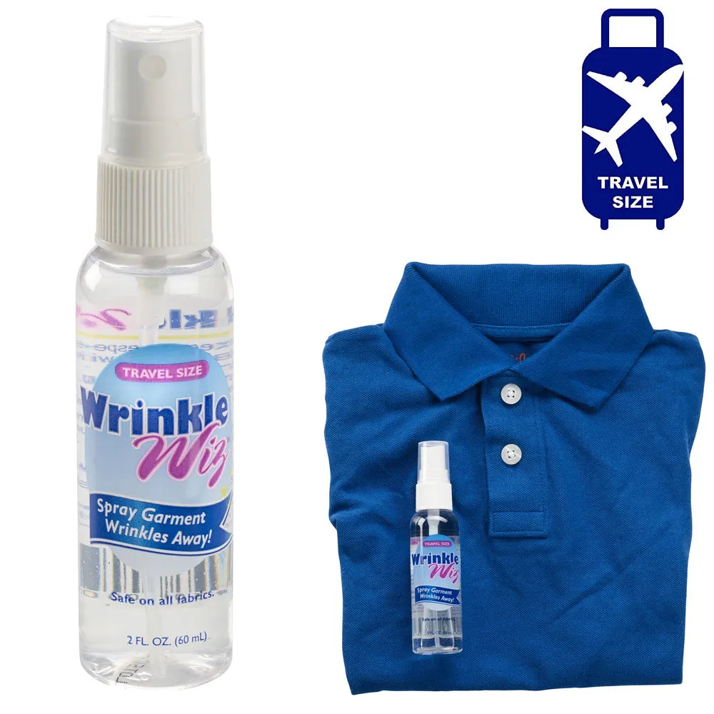 Lewis N Clark Wrinkle Wiz Travel Size Spray Clothing Garment TSA Easy Iron 2 Oz.