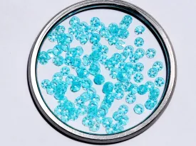 Light Blue Transparent Centre Hole Bowl Plastic Sequin- 5 mm(Wholesale)