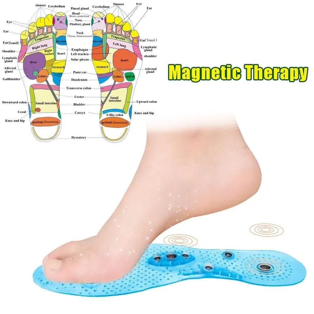 Magnetic Massage Insoles (Pair) for Weight Loss Unisex UK
