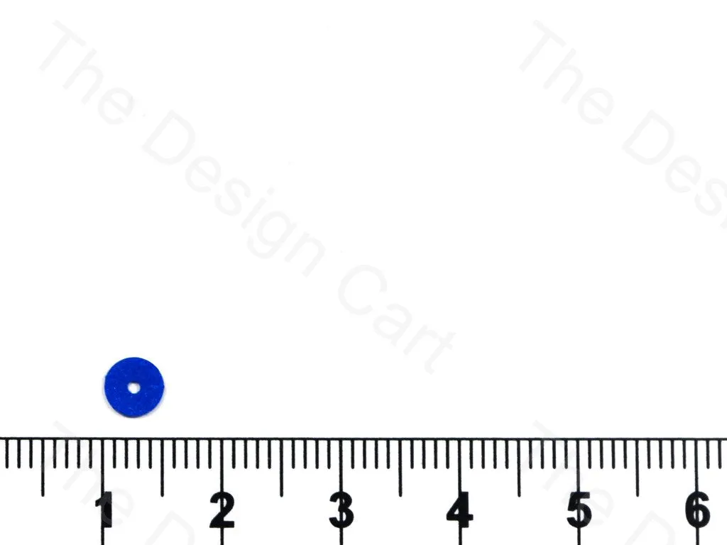 Metallic Blue Centre Hole Plastic Sequins(Wholesale)