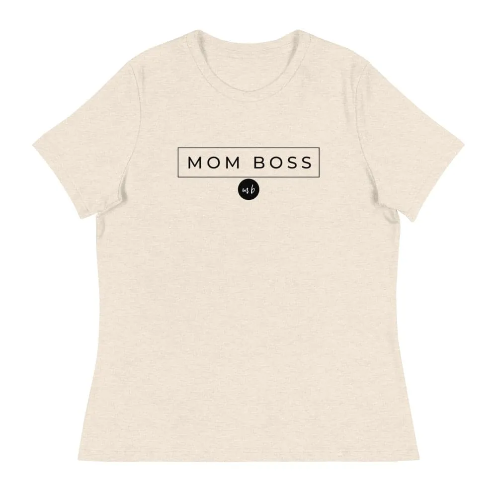 Mom Boss Brand Relaxed T-Shirt