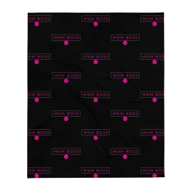Mom Boss Brand Throw Blanket