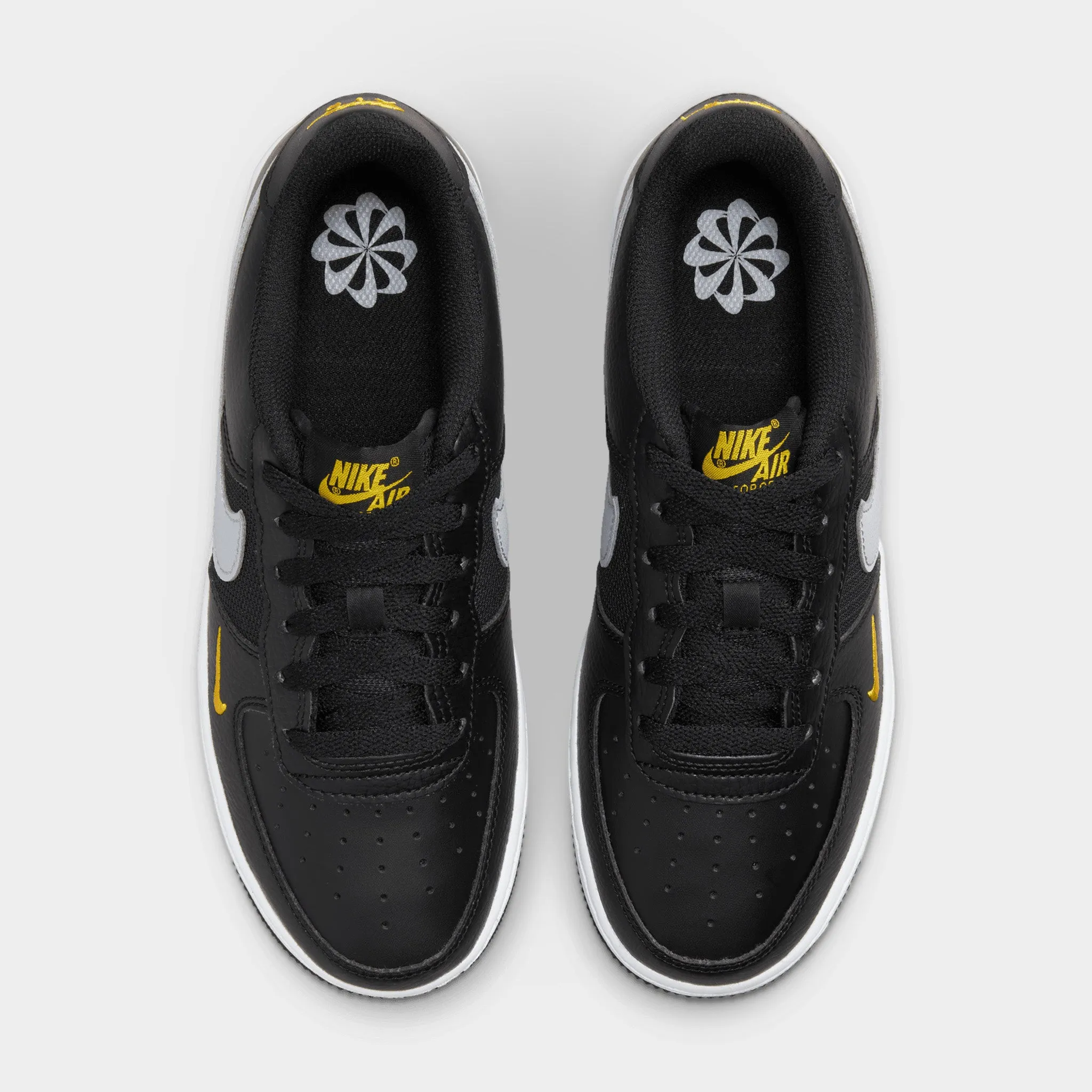 Nike  Air Force 1 JDS GS Black / Wolf Grey - University Gold