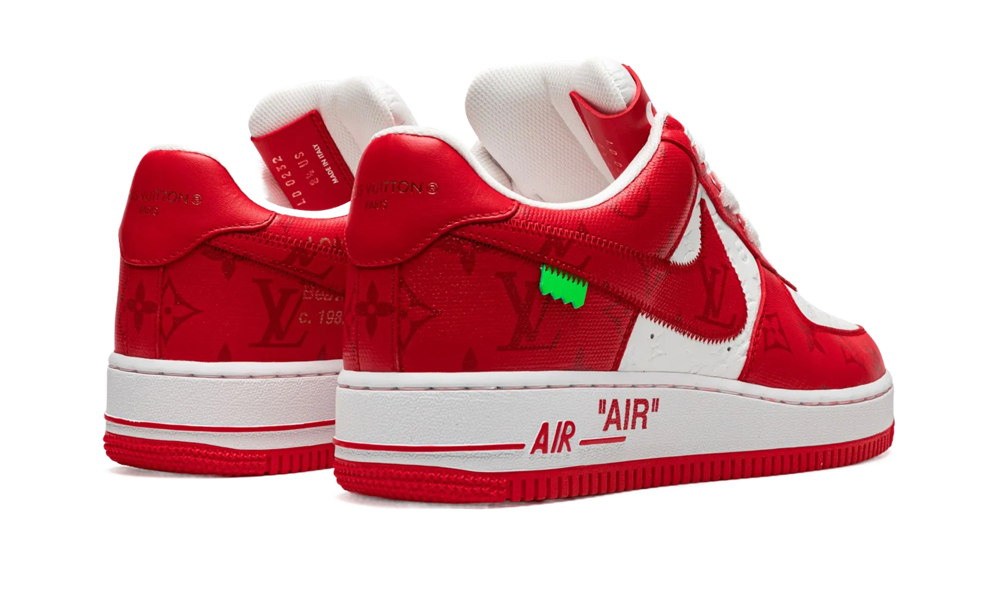 Nike Air Force 1 x Louis Vuitton Red