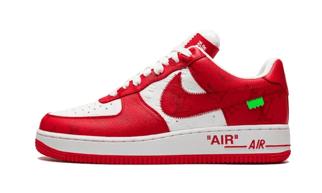 Nike Air Force 1 x Louis Vuitton Red