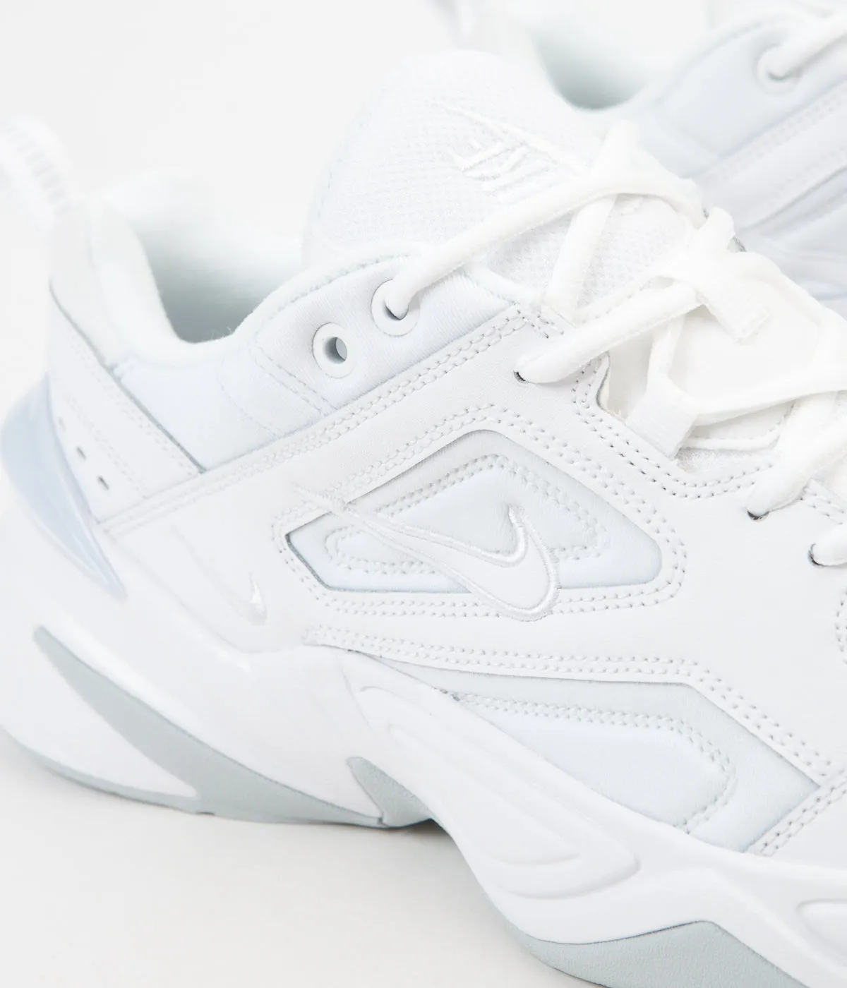 Nike M2K Tekno Shoes - White / White - Pure Platinum