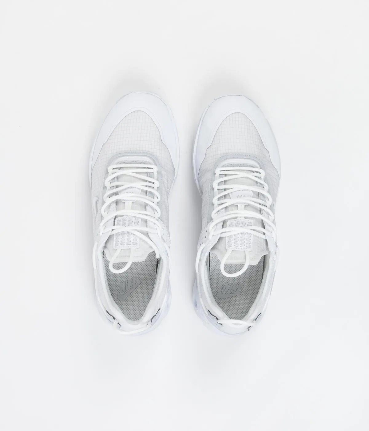 Nike React Live Shoes - White / White - Pure Platinum
