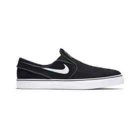 NIKE SB ZOOM JANOSKI SLIP ON SUEDE BLACK/WHITE