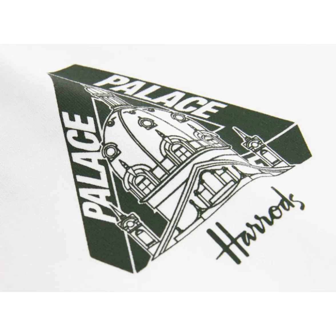 Palace x Harrods Logo T-shirt White
