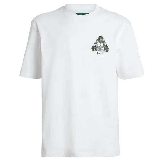 Palace x Harrods Logo T-shirt White