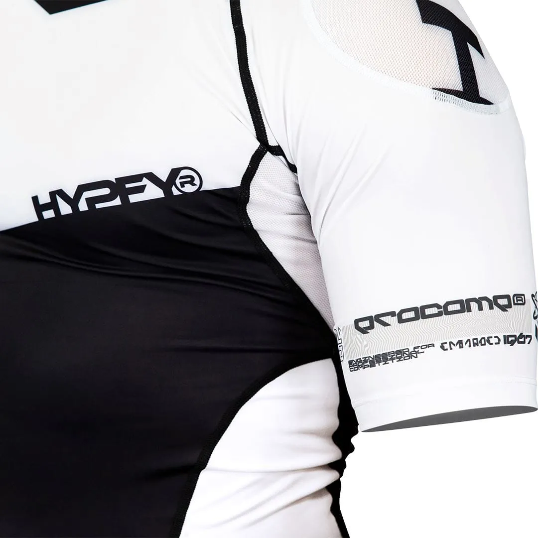 ProComp Edge Ranked Rash Guard Black with White
